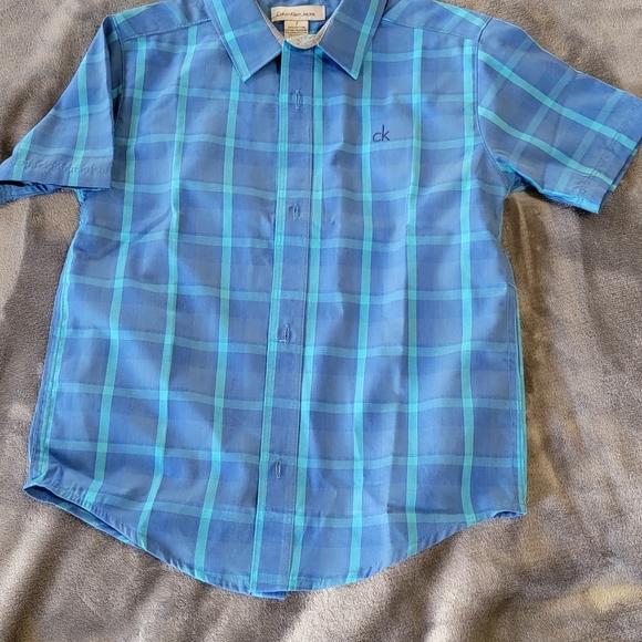Blue Calvin Klein button down - Picture 6 of 6
